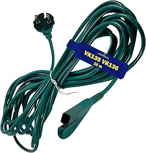 Cable Alimentation 10m Aspirateur pour Vorwerk Kobold VK135 VK136 Garantie de 10 Ans - MONTERAL