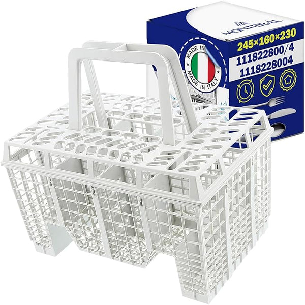 Besteckkorb für Geschirrspüler 245x160x230 mm mit dem Originalcode 111822800/4 1118228004 für Electrolux - MADE IN ITALY - Garantie 10 Jahre - MONTERAL