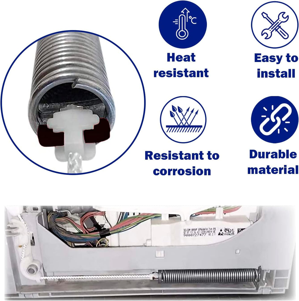 
                  
                    Cargar imagen en el visor de la galería, Juego de Muelles y Cuerda para Bisagra Puerta Lavavajillas Negro Apto para Bosch 00754869 Juego de Reparación
                  
                